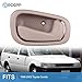 ECCPP Automotive Interior Accessories Door Handle, Inner Driver left Side Grab Handles Replacement for Toyota Corolla 1998 1999 2000 2001 2002 (Beige)