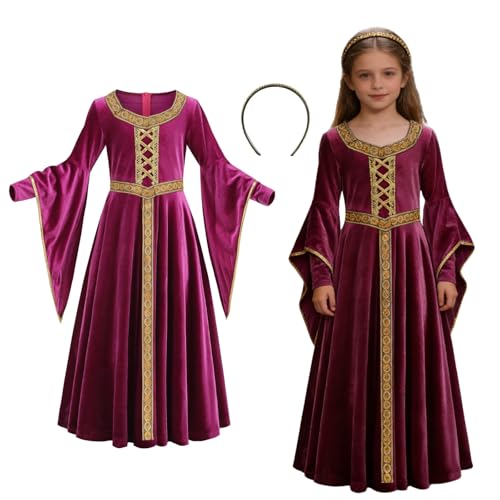 Disfraz de Princesa Medieval para Niñas 2PCS