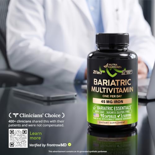 NutraHarmony Bariatric Multivitamin with Iron