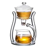 Mozeo Lazy Kungfu Teapot Glass Semi-automatic Tea Maker Suction Automatic Water Brewing Teapot Offic