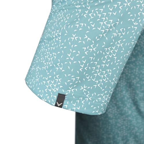 Callaway Golf All-Over Chev Printed Polo Aquifer Large Blue miniatura 2