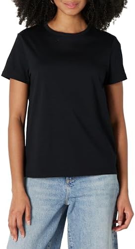 Amazon Essentials Women’s Regular Fit 100% Cotton Crewneck Short Sleeve T-Shirt, Multipacks Amazon Essentials Women’s Regular Fit 100% Cotton Crewneck Short Sleeve T-Shirt, Multipacks