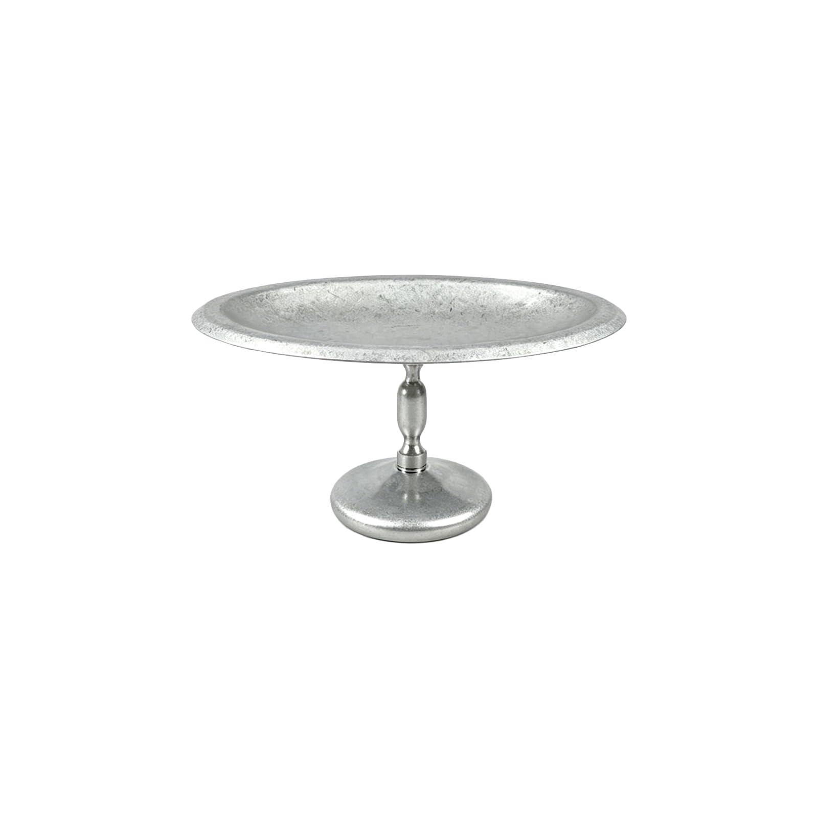 MALSSE Modern Footed Bowl Stainless Steel Serving Plate with Pedestals Base for Displaying Delicate Desserts Traditional Fashion Dessert Serving Bowl