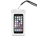 Lacheng Universal Waterproof Case/Bag for Samsung Galaxy S6 and Iphone 6/6 Plus up to 6.0" diagonal, Best Water Proof, Dust Dirt Proof, Snowproof Pouch, White