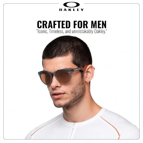 Image of Oakley HSTN OO9242 Round Shape Sunglasses With Official Eyewear Kit | Men's Sunglasses
