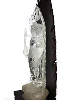 天然石水晶の不動明王様　置物　ご購入前に在庫確認必要NO.091421 Amazon.co.jp: 【石流通センター】☆置物一点物☆【彫刻置物