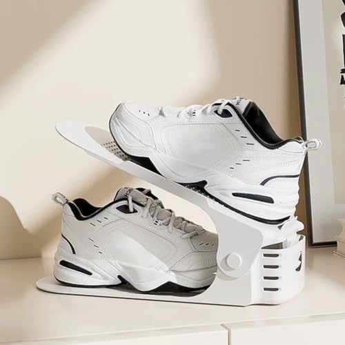 Rangement à chaussures empilable et réglable pour optimiser vos placards de maison - 7