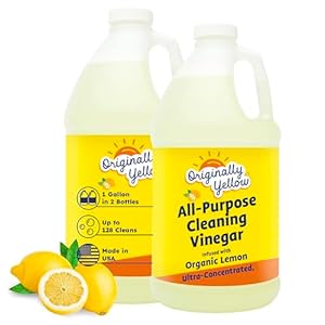 Originally Yellow Lemon Vinegar For Cleaning...