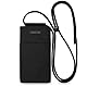 Adore June Handy Umhängetasche Move kompatibel mit 6,7-7,0 Zoll Smartphones (wie iPhone 16 Pro Max, 16 Plus, Galaxy S25 Ultra, Pixel 8 Pro), Verstellbares Band, Farbe Schwarz