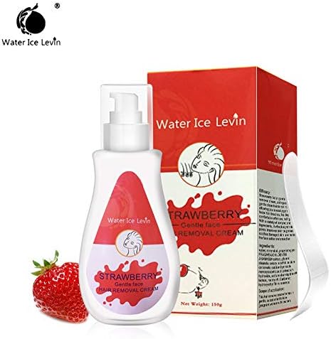 Hair Removal Cream water ice levin Natural Painless Permanent Thick Facial Hair Off cream Professional facial hair removal (150g)