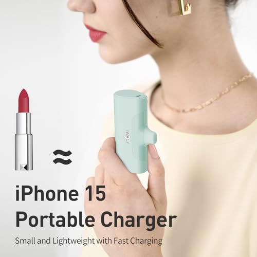 Image of iWALK Portable Charger for iPhone 17 /16 /15 USB-C Small Power Bank 20W 4,500mAh Fast Charging Battery Pack Compatible with iPhone 15 /16 /17 Plus /17 Pro /17 Pro Max, Samsung Galaxy S25 /S24 /S23 Android