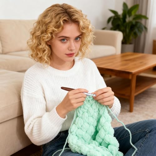 Agujas de gancho para principiantes que buscan tejer de forma cómoda 2
