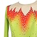 ZYDANC B,M,Gradient Ice Skating Costumes Girls' Figure Skating Competition Dress Rhythmic Gymnastics Leotard Rhinestones