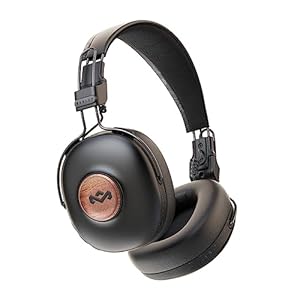 House of Marley Positieve vibratiefrequentie over-ear draadloze hoofdtelefoon – Bluetooth-hoofdtelefoon, 34 uur speeltijd, passieve geluidsisolatie, ingebouwde bediening en microfoon, duurzame