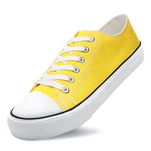 Image of Unisex Low Top Lace Up Casual Canvas Shoes for Women and Men, Comfortable Lightweight Classic Fashion Sneakers Popular 2026, Zapatillas Casual De Lona De Moda para Hombre Y Mujer