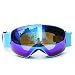 BE Nice Ski Goggles Interchangeable Lens Snow Goggles Anti Fog UV Protection for Men & Women(Blue)