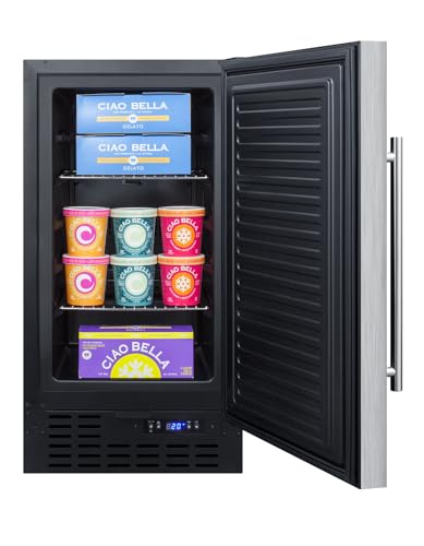 Summit SCFF1842CSS Upright Freezer, Stainless-Steel on Fridge.com