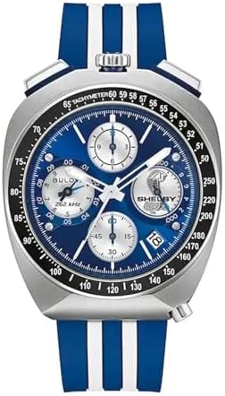 Bulova 98B452 150th Anniversary Shelby Racer Chronograph Limited ...