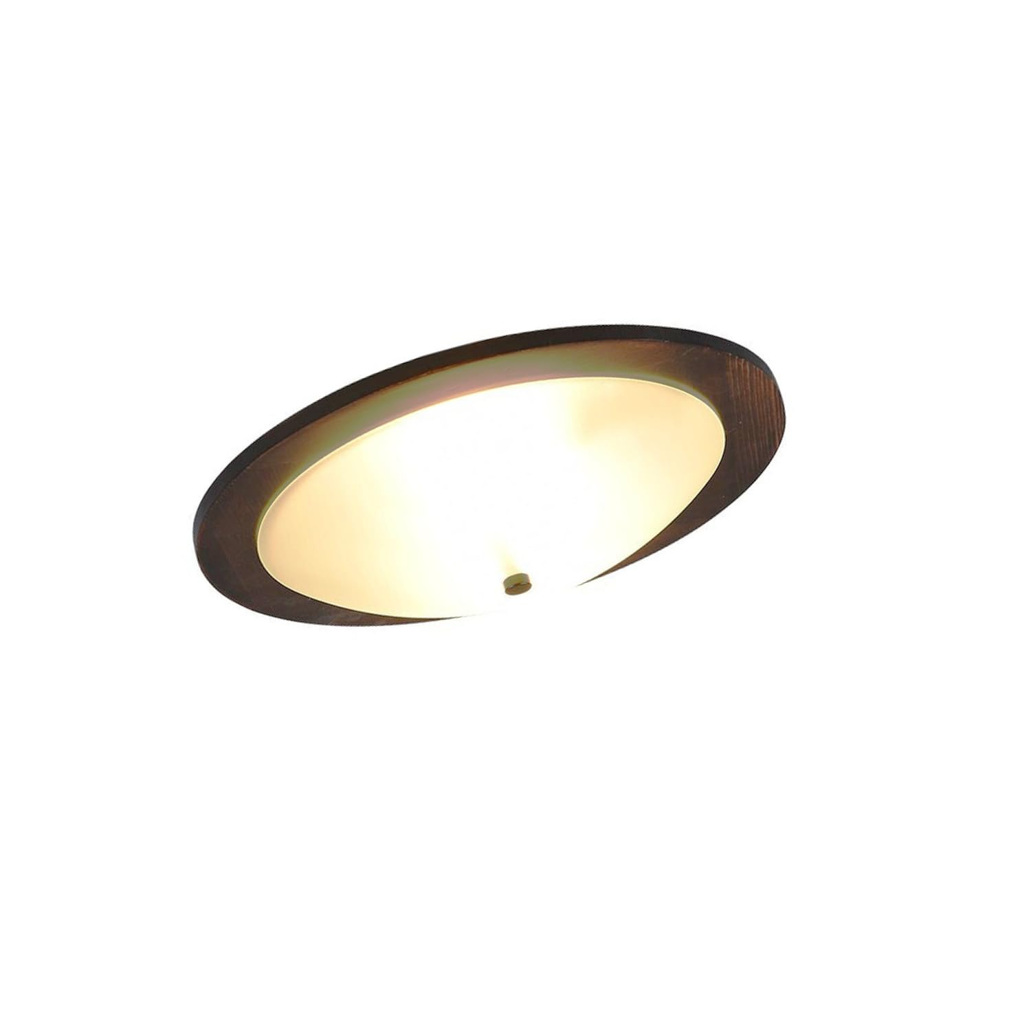 Plafón de techo 2xE27 IP20 en madera natural, ideal para iluminación decorativa en hogares y oficinas.