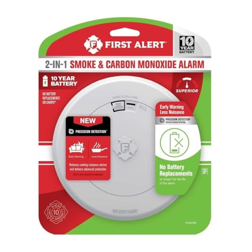 First Alert SMCO210 Sealed 10-Year Battery Combo Smoke and Carbon Monoxide Detector with Slim Profile Design - image 6