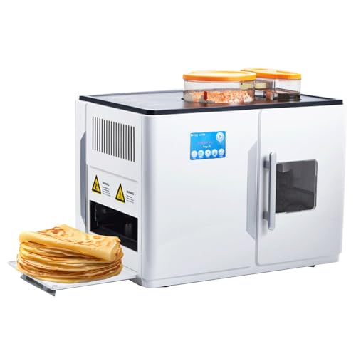 Chapati Maker,Fully Automatic Roti,Rotis Naan Maker,Electric Roti Maker Machine,Makes 20 Pcs/One Time for Chapati,Flour Tortilla,Dosa,Tawa