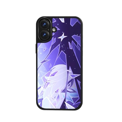 THE DREAMY LIFT iphone �p �P�[�X �J�o�[ �}�b�g�d�グ ��ɓ���ސG�� �}�O�l�b�g�����C�����X�[�d�Ή� ���_ Genshin impact �A�j���� �S�ʕی� �ϏՌ� �w��h�~ ���ϖh�~ (�X�J�[�N1, iphone 16)