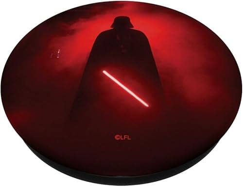 Miniatura 2 de Star Wars Darth Vader - Sable de luz rojo PopSockets PopGrip estándar
