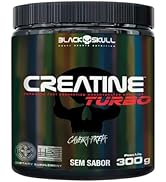 Creatine Turbo - 300g - Sem sabor - BlackSkull - Creatina Monohidratada em pó, com carboidrato pa...