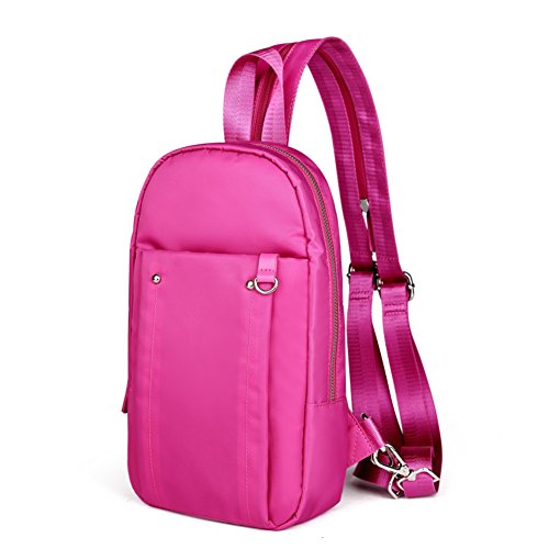 Sac à dos avant en toile pour mesdames un pack de poitrine léger et sac messenger de loisirs polyvalent