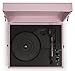 Crosley CR8017A-AM Voyager Vintage Portable Vinyl Record Player Turntable with Bluetooth Receiver and Built-in Speakers, Amethyst