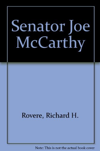 Senator Joe McCarthy 0061319708 Book Cover