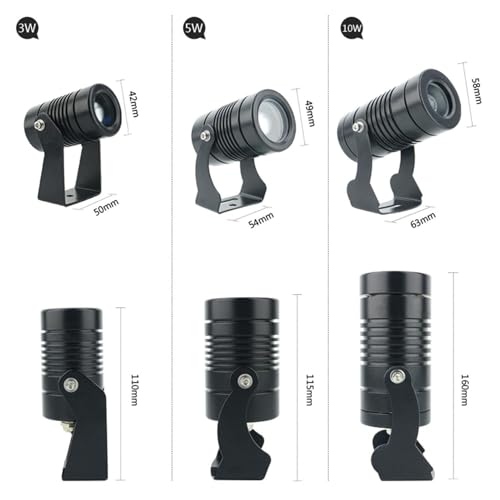 Projecteur LED étanche IP67 à faisceau étroit pour façade réglable - 4