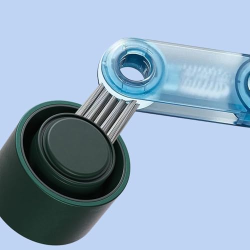 3-in-1 Reinigungsbürsten Set: 1 Tassendeckel-Reinigungsbürste und 2 Strohbürsten, Multifunktional für verschiedene Oberflächen