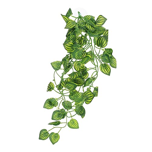 BCOATH Rtificial Plant Vines for Gecko Tank Reptile Tank Decor Lifelike Fake Plants for Terrarium