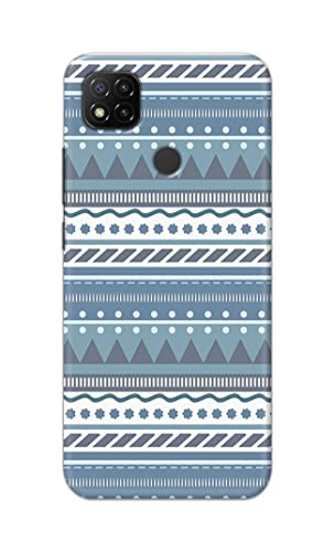 Image of Printed Hard Back Cover Case for Mi Redmi 10A | Mi Redmi 10A Sport Back Cover (Seamless Geometric Tribal Pattern) -1803
