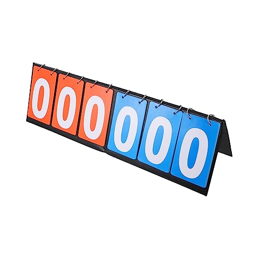 GALPADA Scoreboard Tool Sports Event Scorecard Tabletop Table Tennis Score Board Counter Clicker Competition Billiard Holder Games Four Net Click Counter Score Flipper Hang Stainless Steel