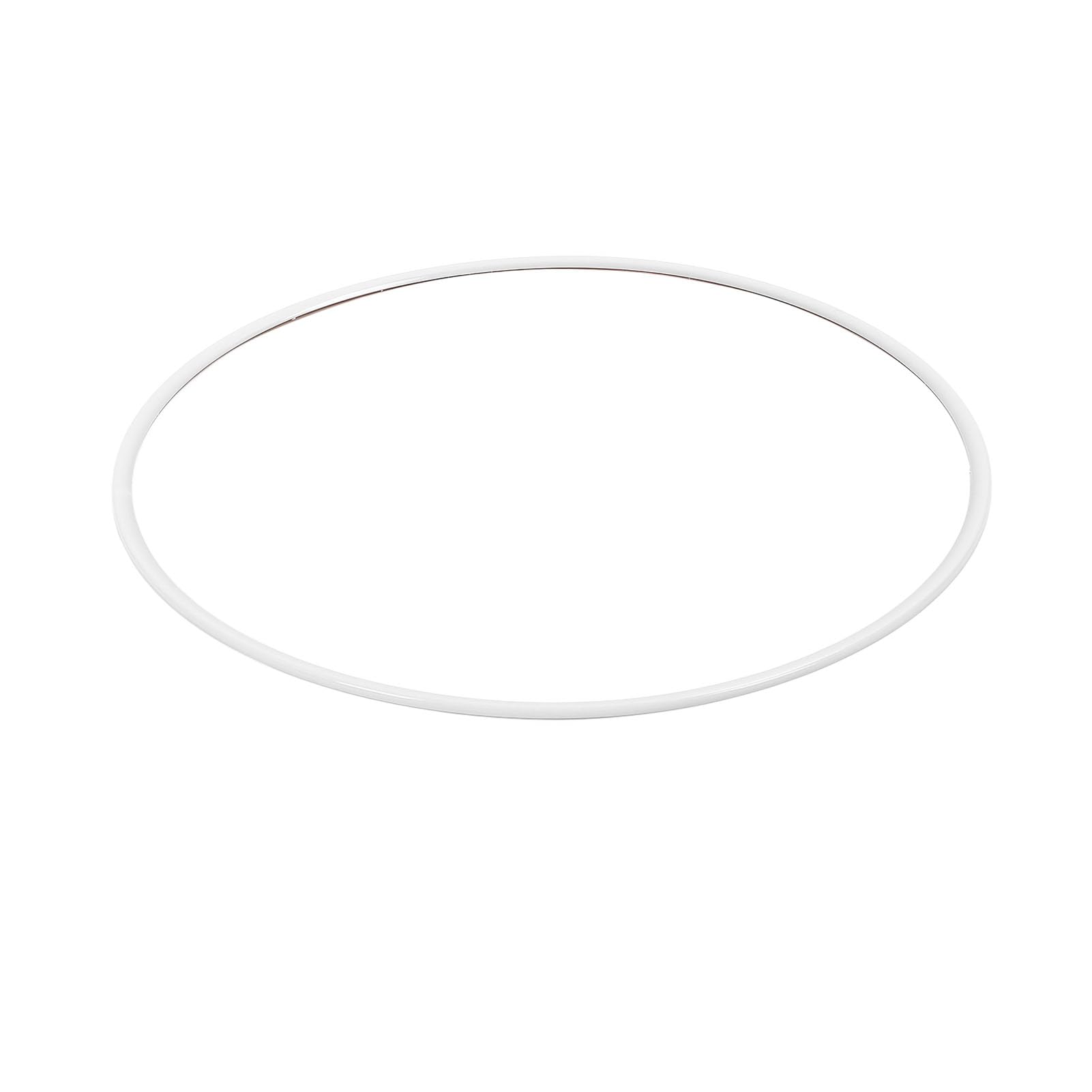 Akozon Lot de 4 protections de jantes de 18 pouces – Alliage d'aluminium, résistant aux rayures, auto-adhésif, blanc – Ajustement universel pour protection de jante de voiture