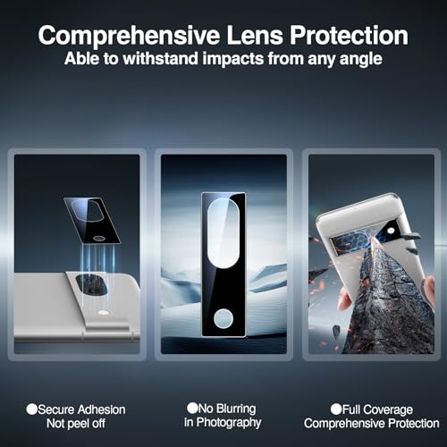 SMARTDEVIL [3+1 Pack Screen Protector for Google Pixel 8 Desk Fan