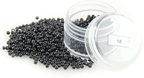 D-DIVINE 1000 Units Silicone Lined Nano Rings Copper Micro Nano Beads for Nano Tip Hair Extensions-image-15