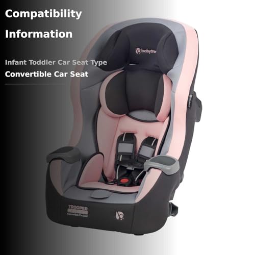 Baby Trend Trooper™ Slim 3-in-1 Convertible Car Seat, Quartz Pink