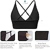 Evercute-Womens-Sports-Bras-Adjustable-Deep-V-Neck-Bras-Wireless-Spaghetti-Strap-Criss-Cross-Padded-Low-Support-Sexy-Bras Evercute Women's Sports Bras Adjustable Deep V Neck Bras Wireless Spaghetti Strap Criss Cross Padded Low Support Sexy Bras
