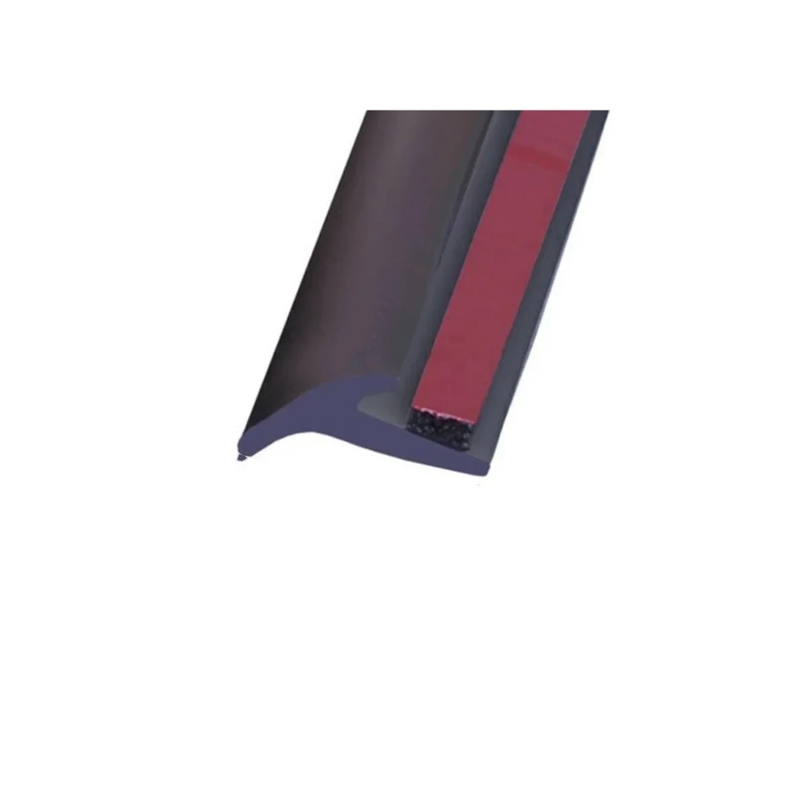 Vamhhx One Color Car Rubber Sealing Strips Car Rubber Window Seal 2M Universal Sealing Strip Slanted T-Type Auto Door Weatherstrip Edge Sealant Car Door Rubber Seal(2M 5X7mm)