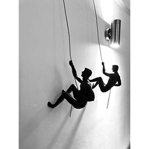 Haute Collage Bronze Climbing Duo Wall Art Cover