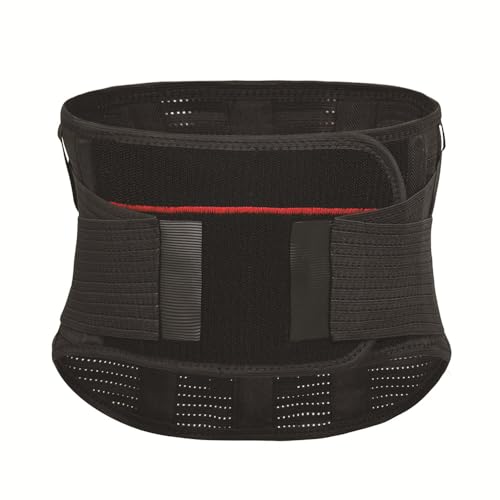 Bandeau lombaire postural dos noir au bureau ou pendant vos activités