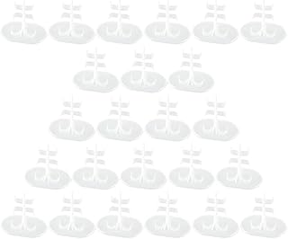 Small Doll Stands Collectibles Doll Stands 30pcs White Doll Stands Holder Action Figures Display Rack Bears Stand Doll Bracket Support for Home Plastic Doll Support Clear Doll Support