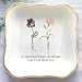 Anniversaree If Friends Were Flowers Id Pick You Custom Ring Dish, Custom Birth Month Flower Best Friend Jewelry Dish Gifts for Long Distance Friendship Bestie Soul Sister Birthday Christmas