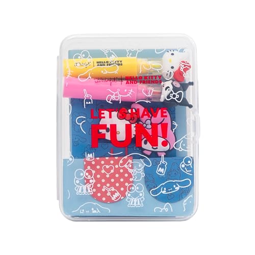 Mr. Wonderful - Kit Papeterie Hello Kitty pour Décorer Agenda – Set Créatif avec Autocollants, Surligneurs et Accessoires