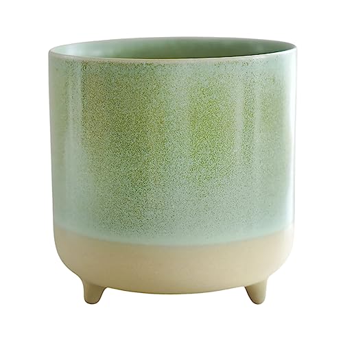 Ivyline Planter, Ceramic, Mint Matte Reactive, H8.5cm x D8cm