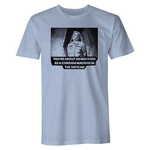 T-shirt homme à slogan bleu idéal pour vos sorties urbaines d'été