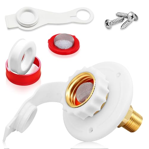 Boltigen RV Water Inlet Replacement Check Valve, Brass City